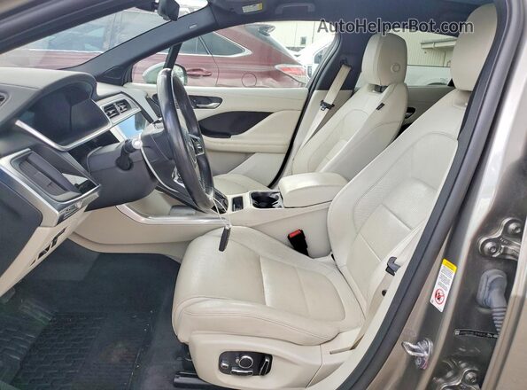 SADHD2S1XL1F85619 2020 JAGUAR I-PACE Серый Вид салона спереди