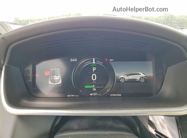 SADHD2S1XL1F85619 2020 JAGUAR I-PACE Серый Вид щитка приборов
