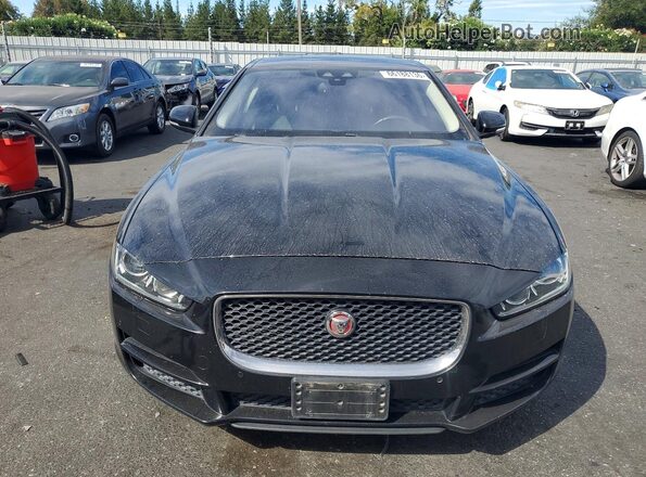 SAJAD4BG0HA968133 2017 JAGUAR XF Black Вид спереду