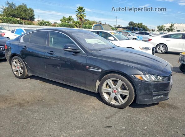 SAJAD4BG0HA968133 2017 JAGUAR XF Black Передня права чверть