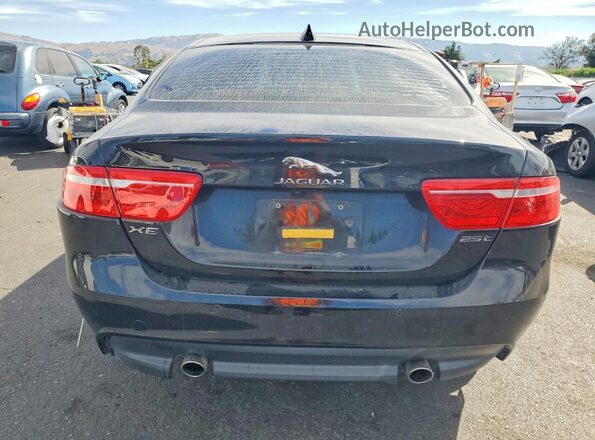 SAJAD4BG0HA968133 2017 JAGUAR XF Black Вид ззаду