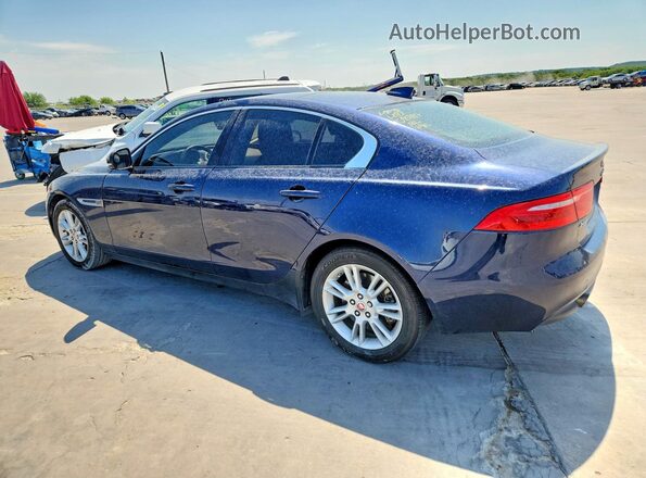 SAJAD4BG3HA973536 2017 JAGUAR XF Blue Trasero izquierdo