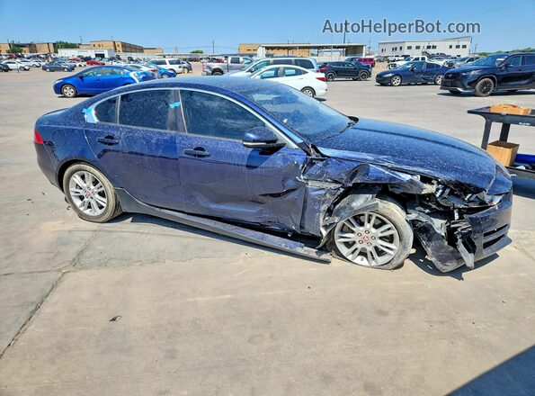 SAJAD4BG3HA973536 2017 JAGUAR XF Blue Delantero derecho