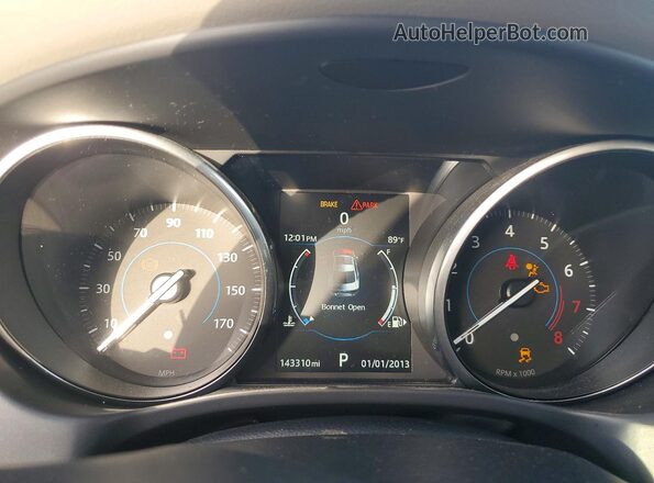 SAJAD4BG9HA973749 2017 JAGUAR XF Silver Вид щитка приладів