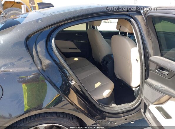SAJAD4BV1HCP11467 2017 JAGUAR XF Black Vista de la etiqueta del VIN