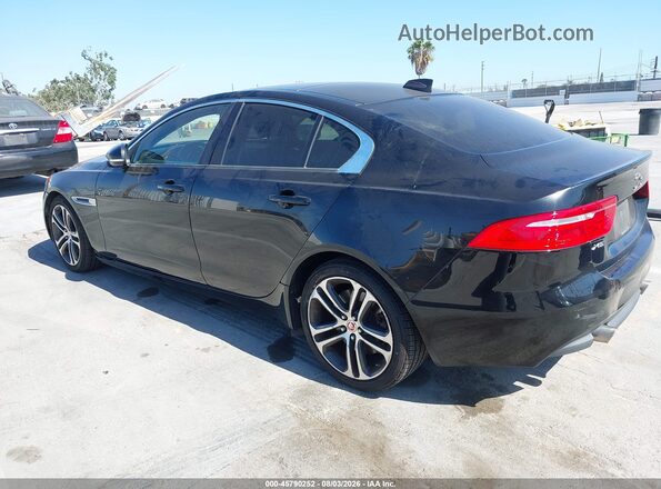 SAJAD4BV1HCP11467 2017 JAGUAR XF Black Trasero izquierdo