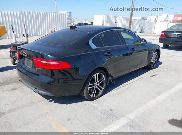 SAJAD4BV1HCP11467 2017 JAGUAR XF Black Trasero derecho