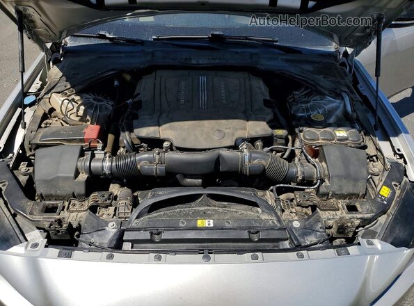 SAJAD4BV3HA954838 2017 JAGUAR XF Silver Вид задньої частини салону