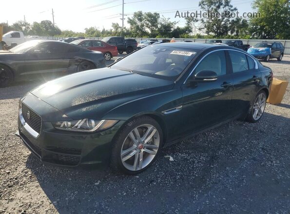 SAJAD4BV3HA972188 2017 JAGUAR XF Green Tył lewy