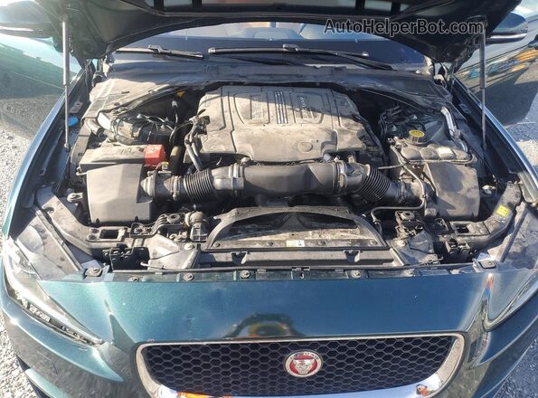 SAJAD4BV3HA972188 2017 JAGUAR XF Green Widok komory silnika