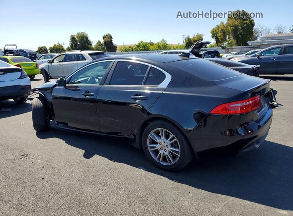 SAJAD4FX2JCP36458 2018 JAGUAR XF Black Trasero izquierdo