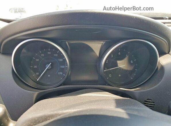 SAJAD4FX7KCP47943 2019 JAGUAR XF White Widok zestawu wskaźników
