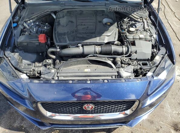 SAJAD4FX9KCP52190 2019 JAGUAR XF Blue უკანა სალონის ხედი