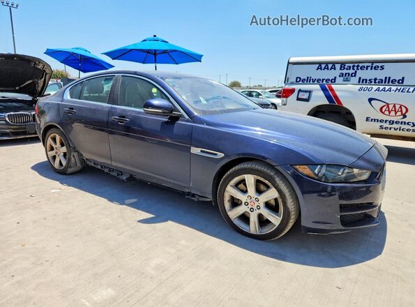 SAJAE4BG7HA968787 2017 JAGUAR XF Blue Delantero derecho
