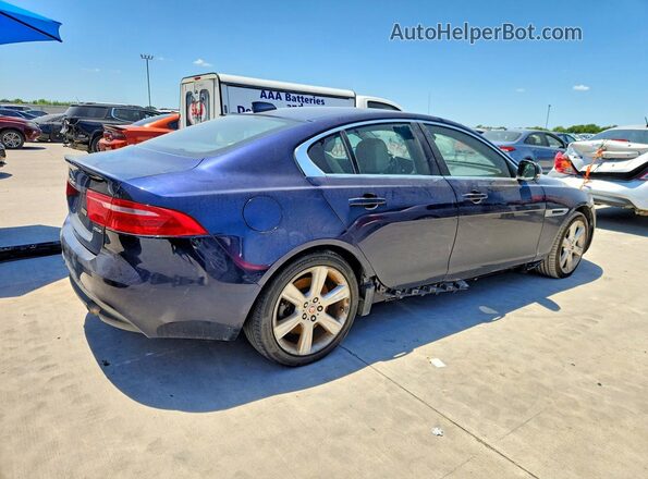 SAJAE4BG7HA968787 2017 JAGUAR XF Blue Trasero derecho