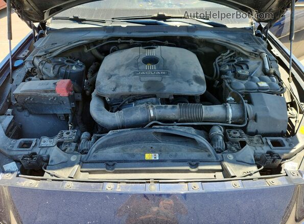 SAJAE4BG7HA968787 2017 JAGUAR XF Blue Vista interior trasera