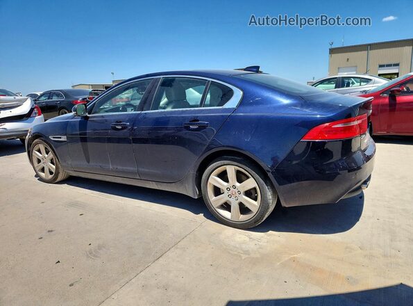 SAJAE4BG7HA968787 2017 JAGUAR XF Blue Trasero izquierdo
