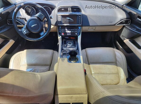 SAJAE4BG7HA968787 2017 JAGUAR XF Blue Vista del salpicadero
