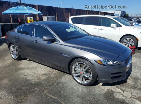 SAJAE4BV4HA962251 2017 JAGUAR XF Gray Delantero derecho