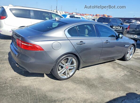SAJAE4BV4HA962251 2017 JAGUAR XF Gray Trasero derecho