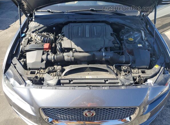 SAJAE4BV4HA962251 2017 JAGUAR XF Gray Vista interior trasera