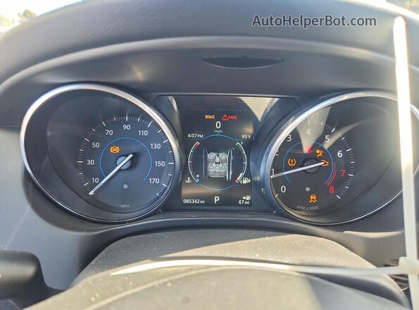 SAJAE4BV6HA957164 2017 JAGUAR XF Серый Вид щитка приборов