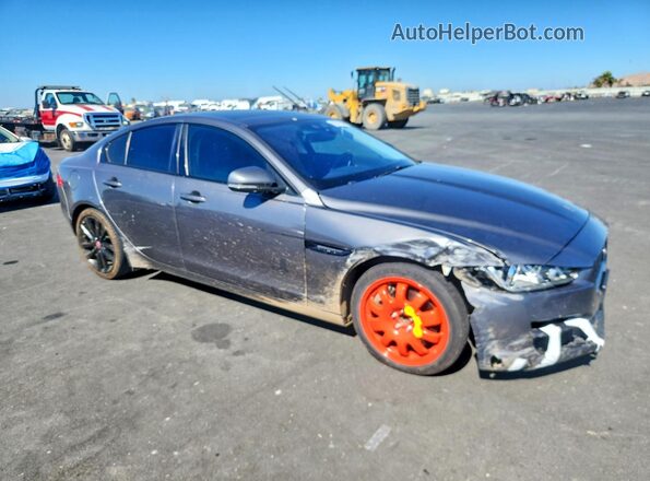 SAJAE4BV6HA957164 2017 JAGUAR XF Серый Передняя правая четверть