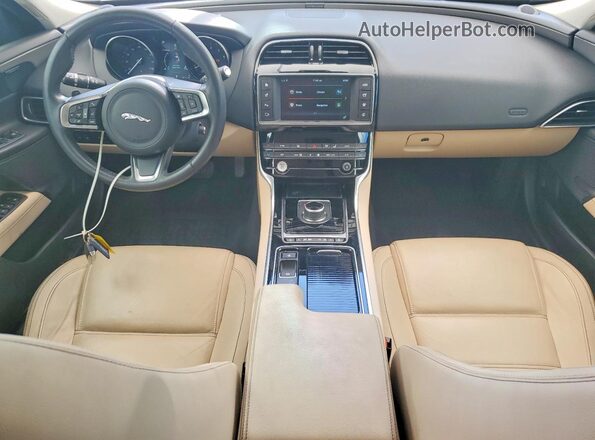 SAJAE4EV9JCP18603 2018 JAGUAR XF Black Dashboard view