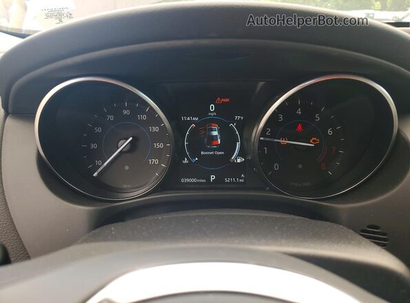 SAJAE4EV9JCP18603 2018 JAGUAR XF Black Instrument cluster view