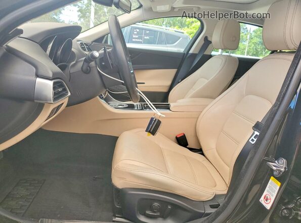 SAJAE4EV9JCP18603 2018 JAGUAR XF Black Front interior view
