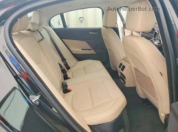SAJAE4EV9JCP18603 2018 JAGUAR XF Black Rear seats view