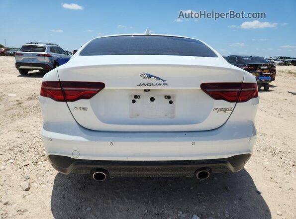 SAJAE4FX5LCP63606 2020 JAGUAR XF White Вид наклейки з VIN-кодом