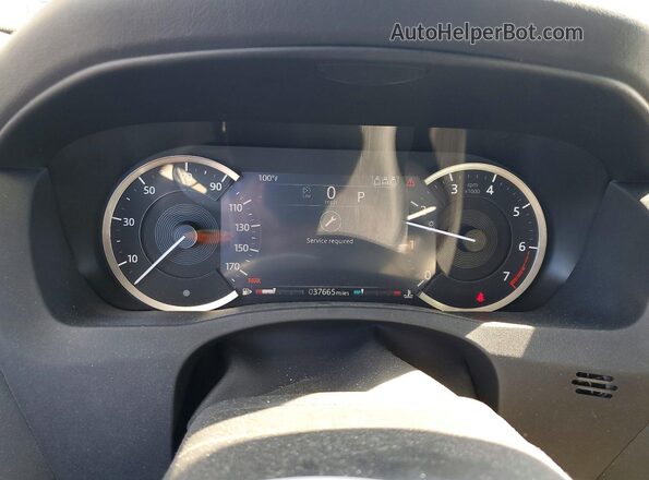 SAJAE4FX6LCP64165 2020 JAGUAR XF Угольный Вид щитка приборов