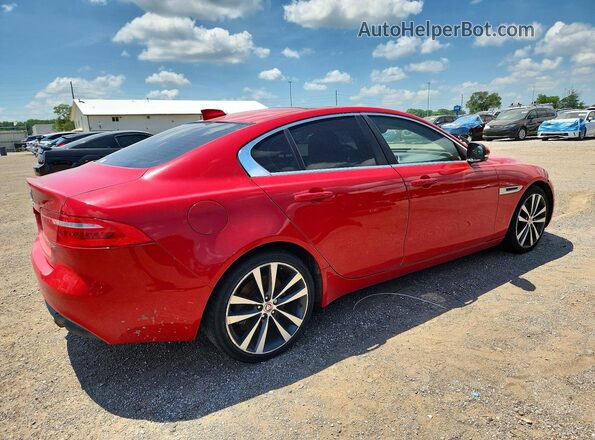 SAJAE4FX7JCP33813 2018 JAGUAR XF Красный Задняя правая четверть