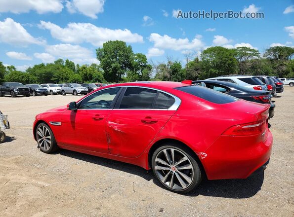 SAJAE4FX7JCP33813 2018 JAGUAR XF Красный Задняя левая четверть