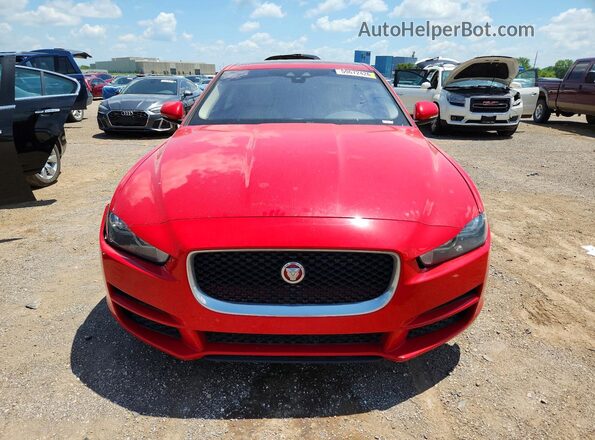 SAJAE4FX7JCP33813 2018 JAGUAR XF Красный Вид спереди
