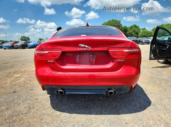 SAJAE4FX7JCP33813 2018 JAGUAR XF Красный Вид сзади