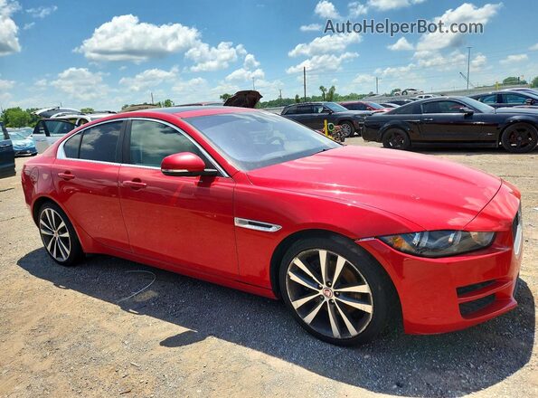 SAJAE4FX7JCP33813 2018 JAGUAR XF Красный Передняя правая четверть