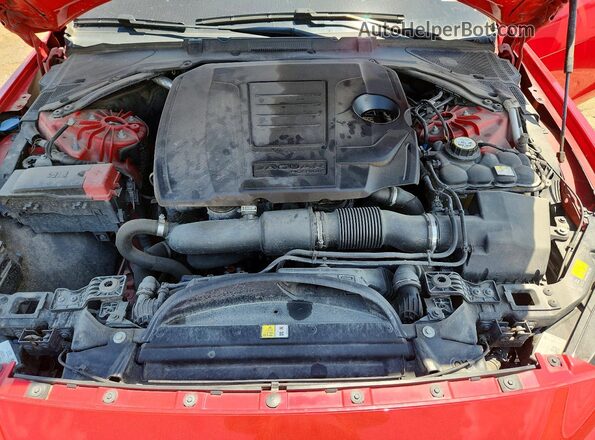 SAJAE4FX7JCP33813 2018 JAGUAR XF Красный Вид задней части салона