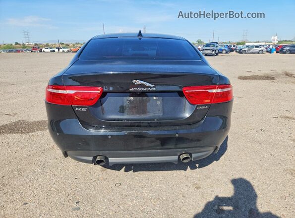 SAJAE4FX8JCP25638 2018 JAGUAR XF Black Widok z tyłu