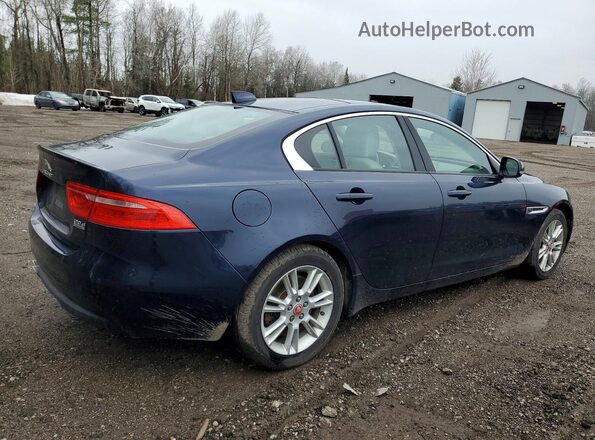 SAJAJ4BN0HA968561 2017 JAGUAR XF Blue Задня права чверть