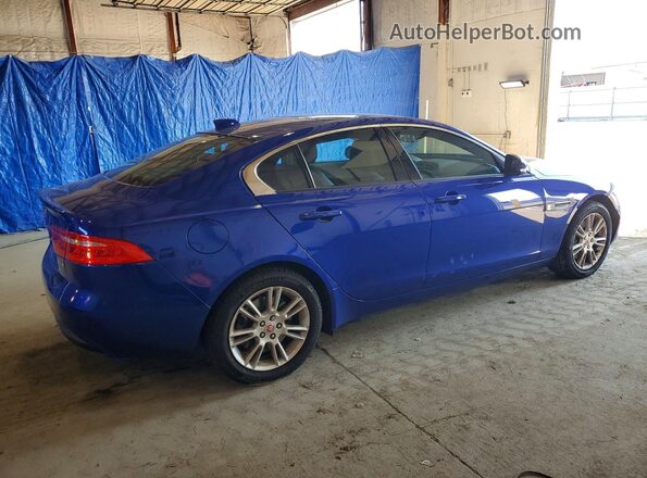 SAJAJ4BN5HA976672 2017 JAGUAR XF Blue უკანა მარჯვენა