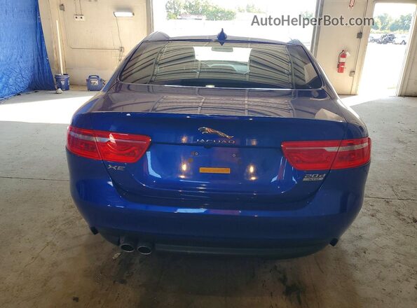 SAJAJ4BN5HA976672 2017 JAGUAR XF Blue უკანა ხედი