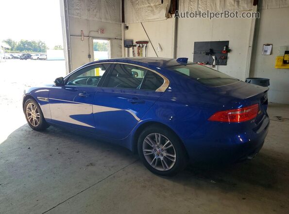 SAJAJ4BN5HA976672 2017 JAGUAR XF Blue უკანა მარცხენა