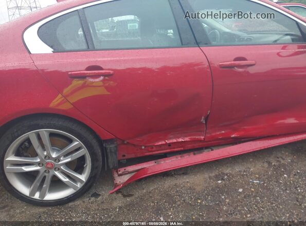 SAJAJ4BV2HA972269 2017 JAGUAR XF Red Вид спереду