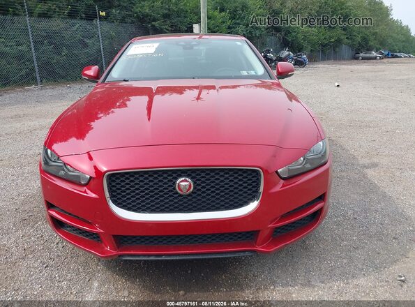 SAJAJ4BV2HA972269 2017 JAGUAR XF Red Вид щитка приладів