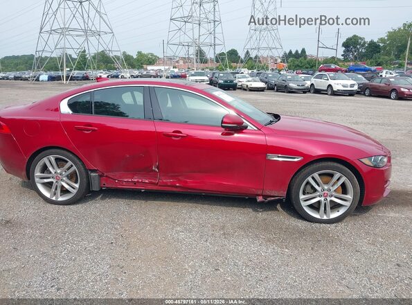 SAJAJ4BV2HA972269 2017 JAGUAR XF Red Вид задньої частини салону