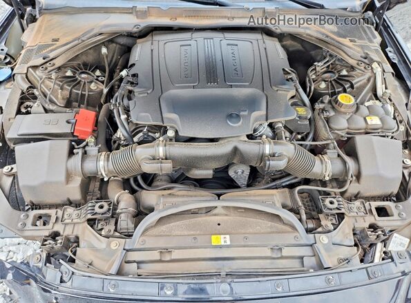 SAJAJ4BV6HA972484 2017 JAGUAR XF Black Widok wnętrza z tyłu