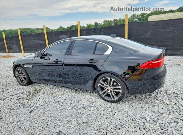 SAJAJ4BV6HA972484 2017 JAGUAR XF Black Tył lewy