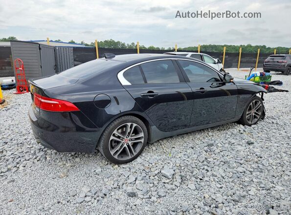 SAJAJ4BV6HA972484 2017 JAGUAR XF Black Tył prawy